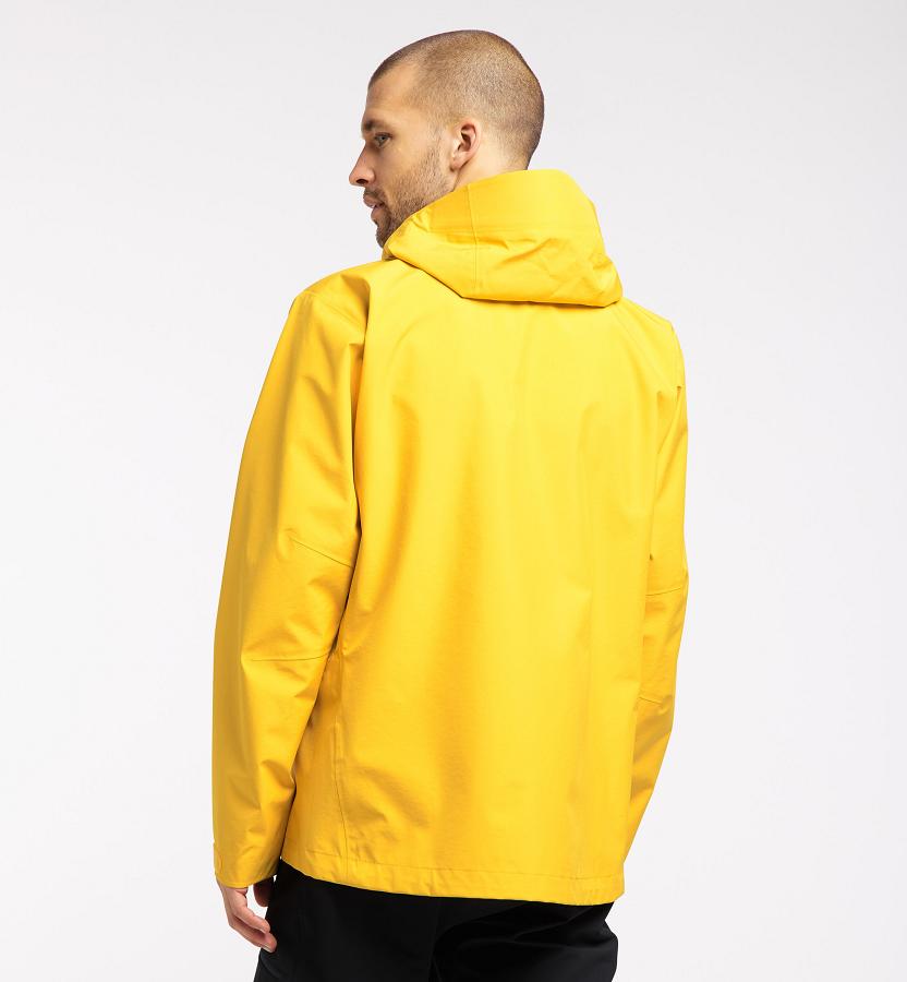 Haglöfs Mens Roc GTX Ski Jacket Yellow New Zealand 05426YSMN